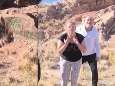 Hasta $21 millones de multa para los turistas bonaerenses que dañaron las piedras en Mendoza