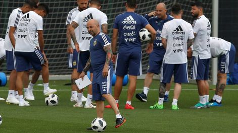 Sampaoli dio señales del equipo para enfrentar a Israel en el último amistoso