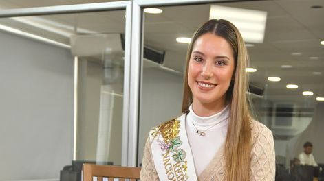 Alejandrina, reina nacional de la Vendimia saliente: No soy la misma que salí de Capdeville, he crecido mucho