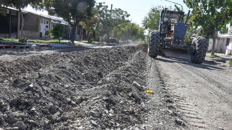 Rodeo de la Cruz: la Municipalidad de Guaymallén comenzó la renovación del asfalto en el barrio La Palaya