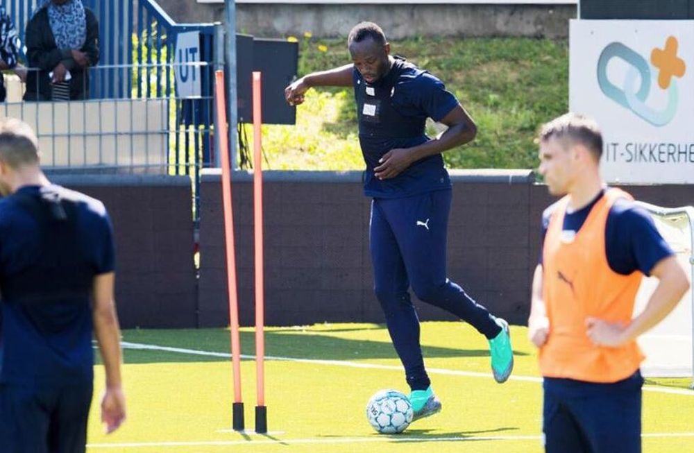 Usain Bolt debutará mañana como futbolista en un amistoso con un equipo noruego
