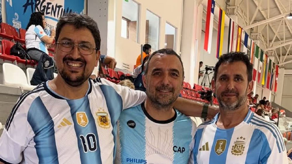 Hockey patín. Flavio Pascual, Sergio Sottano y Gastón Funes son los padres de los tres mendocinos que representan a Argentina en el Mundial.