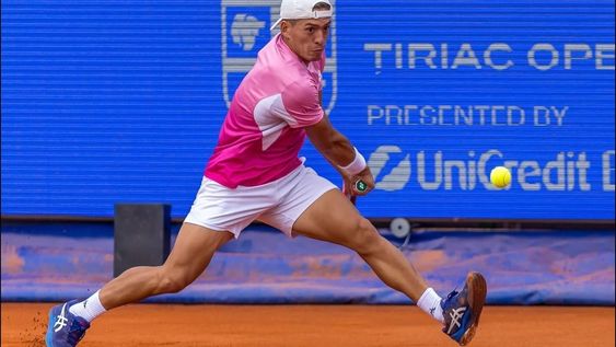 El jugador de tenis argentino Sebastián Báez brilló en Barcelona
