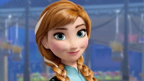 Anna de Frozen fue humanizada por la IA, que logró dos posibles apariencias.