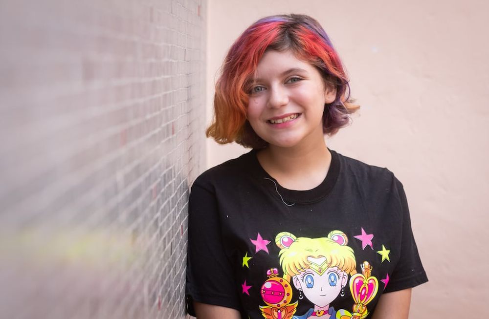 Ganadora de la beca Dr. Adolfo Calle  Lina Tornello. La consigna de este Año fue, El eco se multiplicó en el aireFoto: Ignacio Blanco / Los Andes