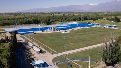 Planta de Eco de los Andes en Tunuyán que alcanzó emisiones de carbono cero.&nbsp;