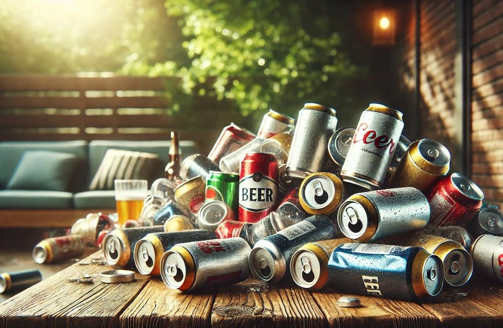 Paso a paso para reciclar latas de cerveza
