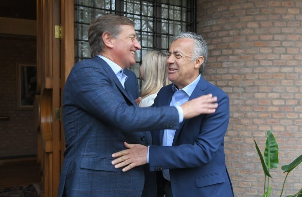 Rodolfo Suárez y Alfredo Cornejo. Ignacio Blanco / Los Andes