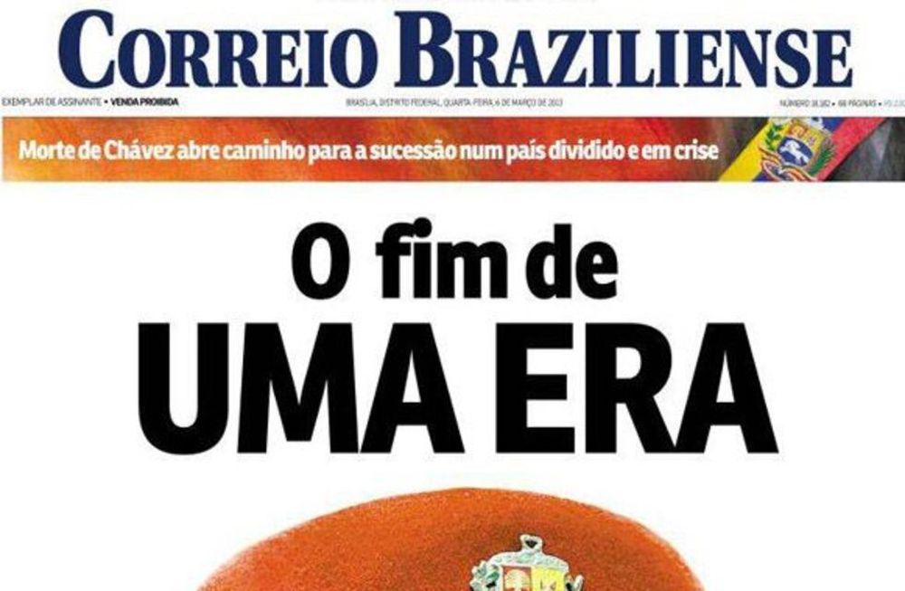 La prensa internacional habla de la muerte de Chávez y de la incertidumbre”