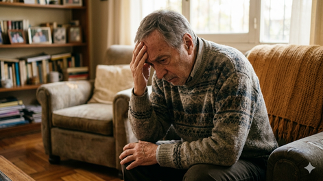 Hematoma subdural: la edad es uno de los principales factores de riesgo para los adultos mayores. Imagen creada por IA