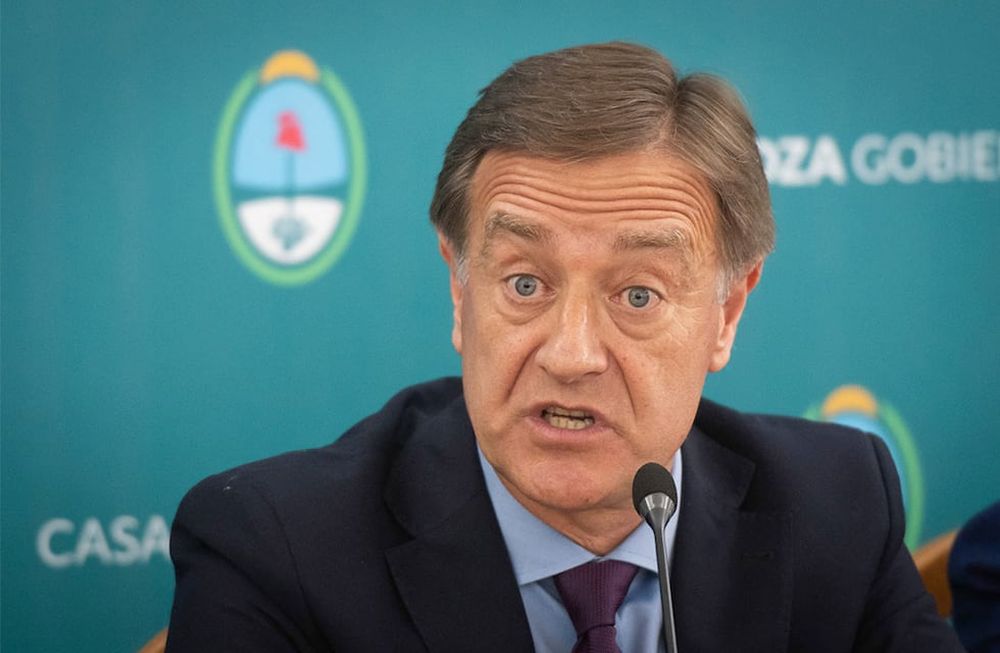 El gobernador de Mendoza Rodolfo Suárez anunció que se construirá El Baqueano con los fondos de Portezuelo del VientoFoto: Ignacio Blanco / Los Andes