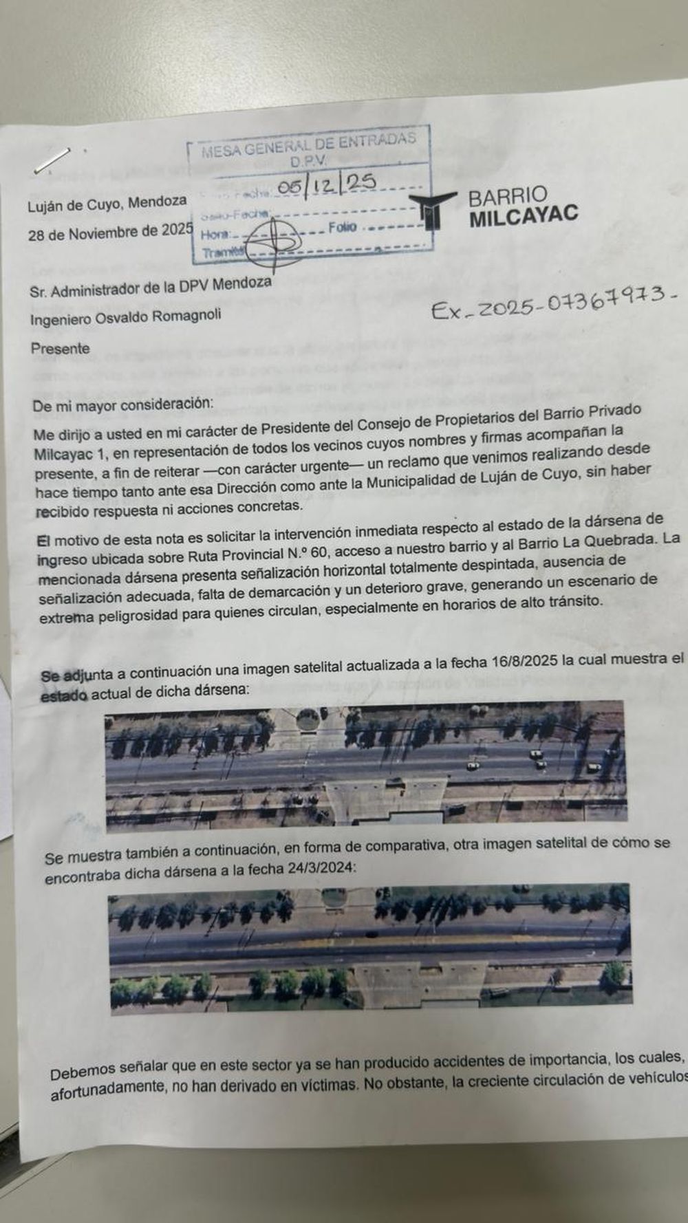 Caos vehicular: familias piden solución urgente en el ingreso a sus barrios para 