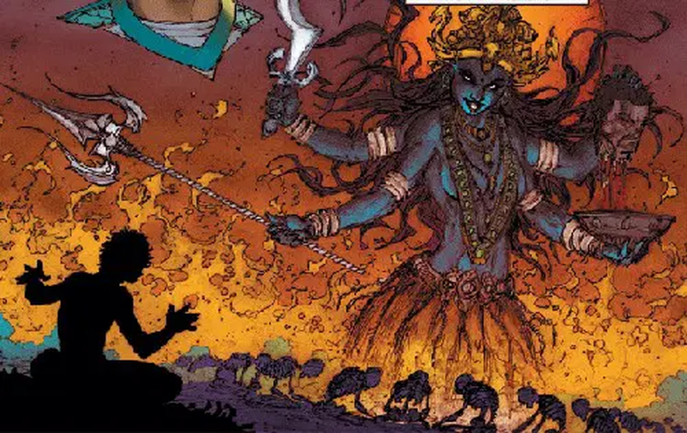 Kali, la diosa hindú.