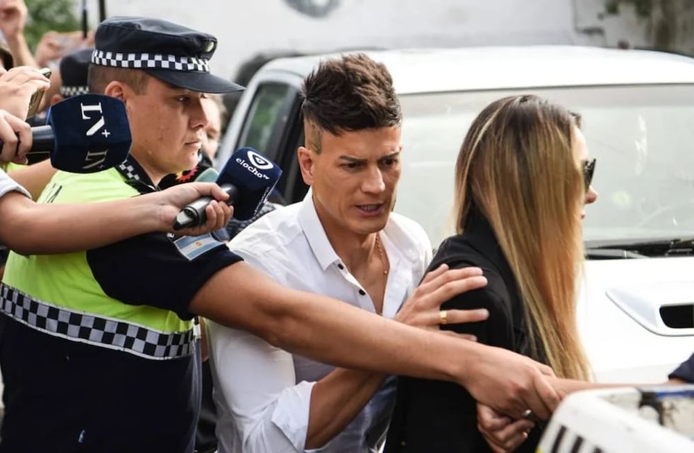 Sebastián Sosa arribando a Tribunales Penales de Tucumán. / Gentileza.