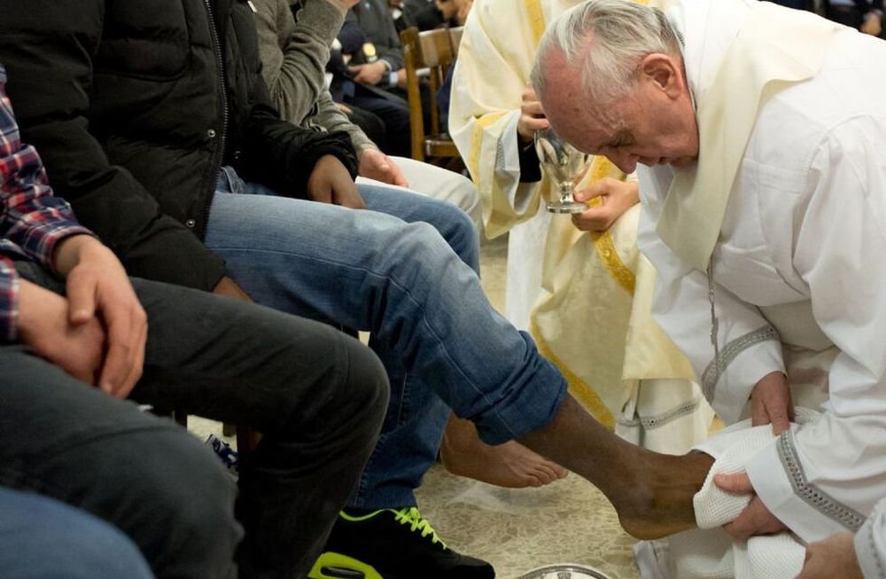 El papa Francisco en la ceremonia tradicional de Jueves Santo (Archivo) El papa Francisco en la ceremonia tradicional de Jueves Santo (Archivo)