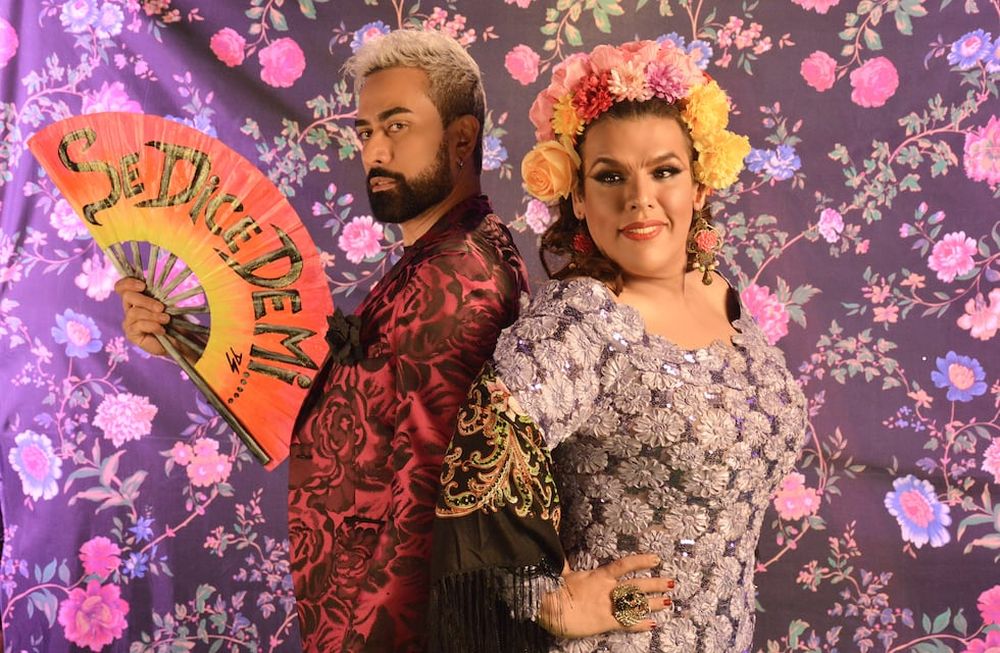 El mendocino Ugo Mur junto a Costa, en el video de la nueva versión de un clásico de Tita Merello.