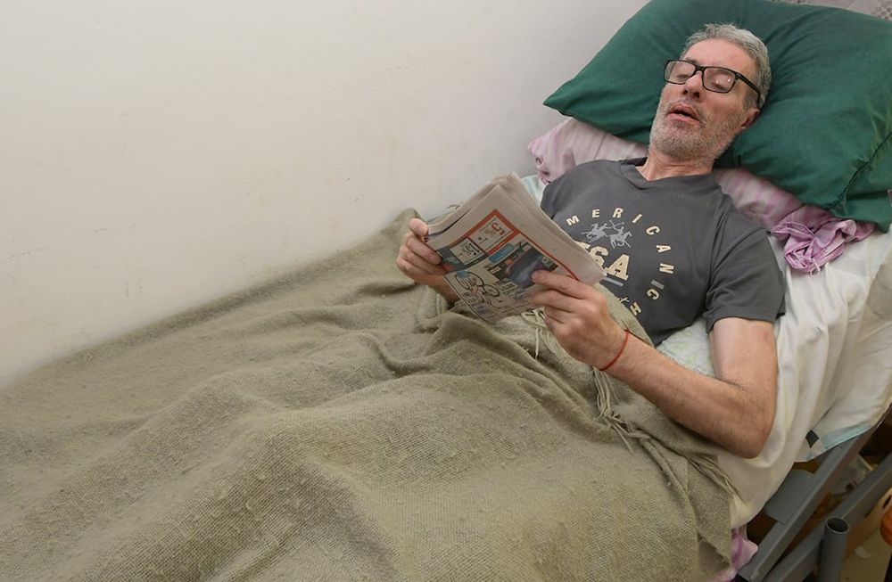 Murió Sergio, el hombre que originó una de las cadenas solidarias más importantes en Mendoza en los últimos años. Foto : Orlando Pelichotti / Los Andes.