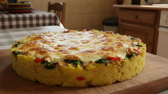 dieta sin harina: como hacer una tarta de pollo y espinaca para el almuerzo o la cena