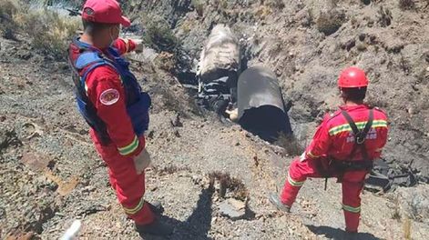 Accidente en Bolivia: explotó camión que trasladaba oxígeno y murieron dos argentinos - Gentileza / El Deber