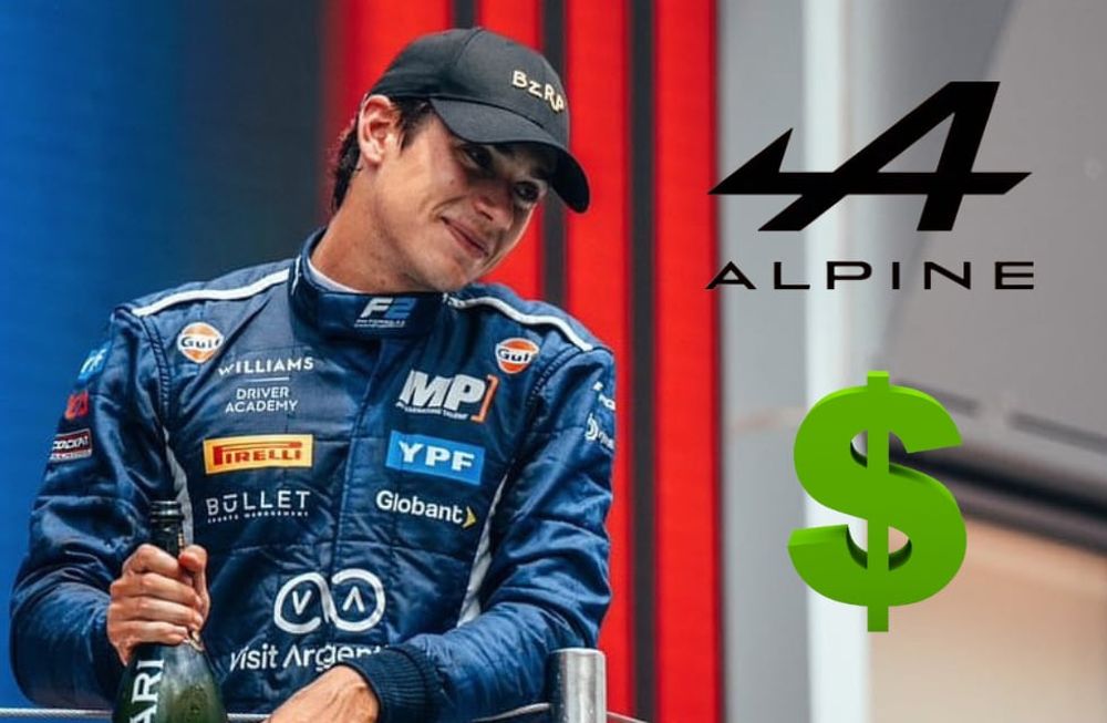 La suma de dinero que Alpine pagó por Colapinto