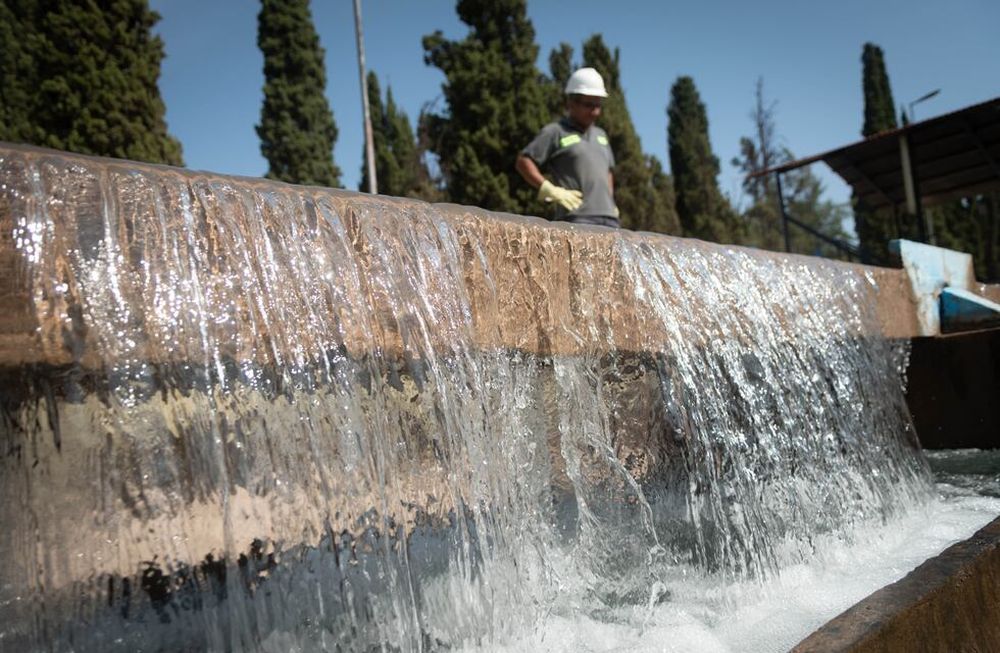 La cantidad de agua disponible es muy baja en diciembre y la demanda es alta por las elevadas temperaturas. Foto: Ignacio Blanco / Los Andes