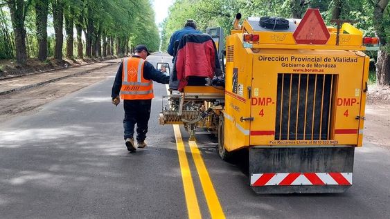Mas de 15 rutas y caminos del Valle de Uco fueron pintados y demarcados en 2023