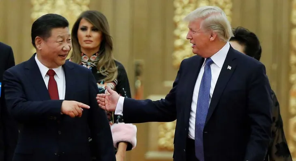 Xi Jinping y Donald Trump.