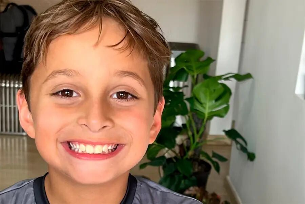 Lucas Gámez, el pequeño que es intensamente buscado en Venezuela tras los terremotos. 