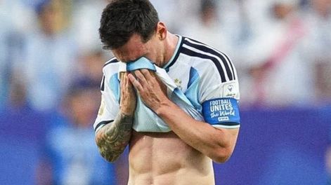 Los Andes | ¿Qué le pasó a Lionel Messi y por qué lloraba en pleno triunfo ante Argelia?