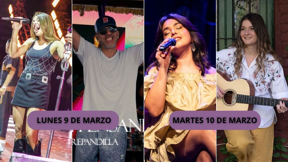 Chaqueño Palavecino, La Re Pandilla y Eugenia Quevedo tocarán el lunes mientras que y Abel Pintos Ángela Leiva y Maggie Cullen lo harán el martes.