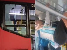 Festejos y daños en los colectivos de Mendoza: vidrios rotos, robo de martillos y un 75% del servicio afectado