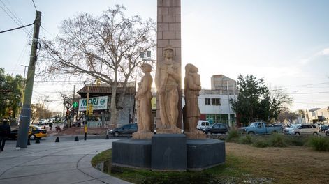 Los Andes | Plazoleta El Indio en San José, Guaymallen.Foto: Ignacio Blanco / Los Andes