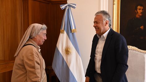 Martha Pelloni se reunió con Alfredo Cornejo.