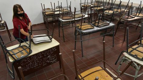 Los Andes | Los directivos tomarán la decisión en base a la ubicación geográfica del colegio, al tamaño de las aulas y la cantidad de contagios en su región de incidencia / Orlando Pelichotti