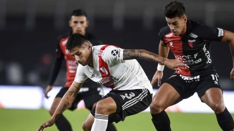 El mendocino Angileri, es el dueño absoluto del lateral izquierdo de River Plate. / Gentileza.