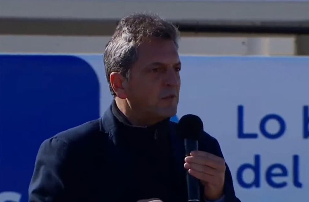 Massa, contra los empresarios del transporte: Parásitos (Captura de video).