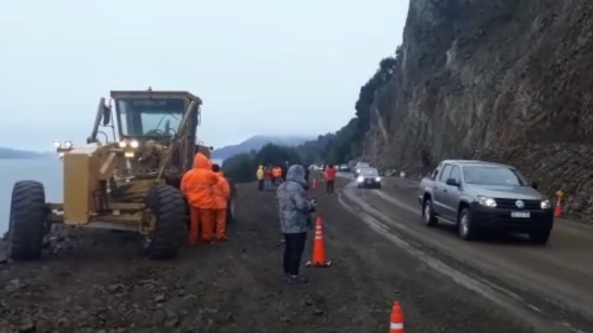 A 29 días del derrumbe, habilitaron la ruta 40 entre Bariloche y Villa ...