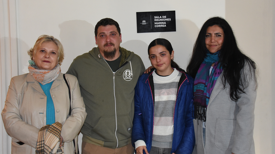 emotivo homenaje: una de las salas del teatro independencia lleva el nombre de la periodista marina correa