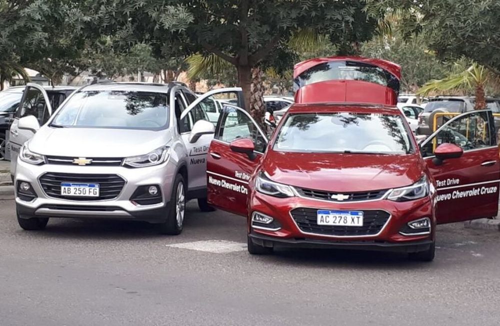 Un test drive reunió a amantes de Chevrolet