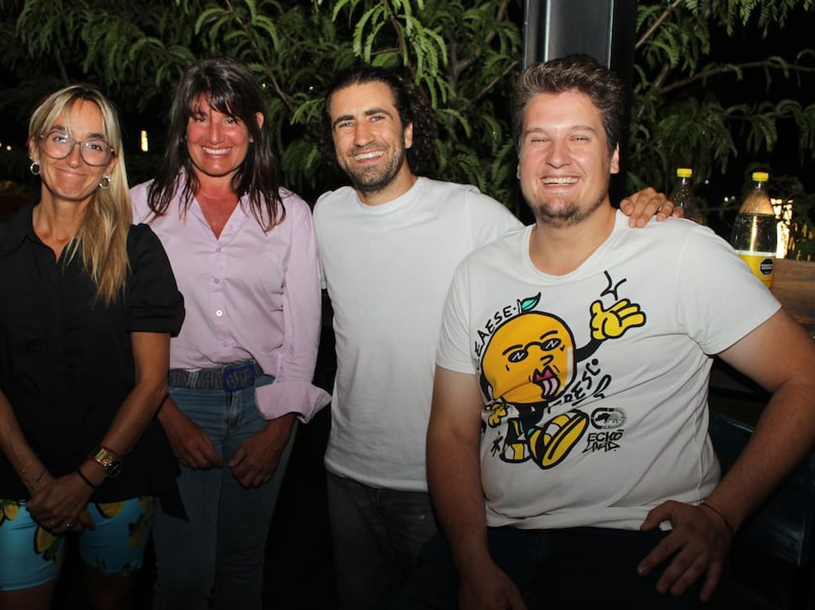 Ana Puelles, Andrea Bonfanti, David Lobato y Alessandro Conti, especialistas a cargo del taller de destilados.