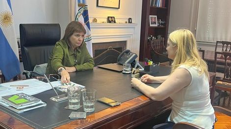 La vicegobernadora Hebe Casado se reunió con la ministra de Seguridad de la Nación, Patricia Bullrich