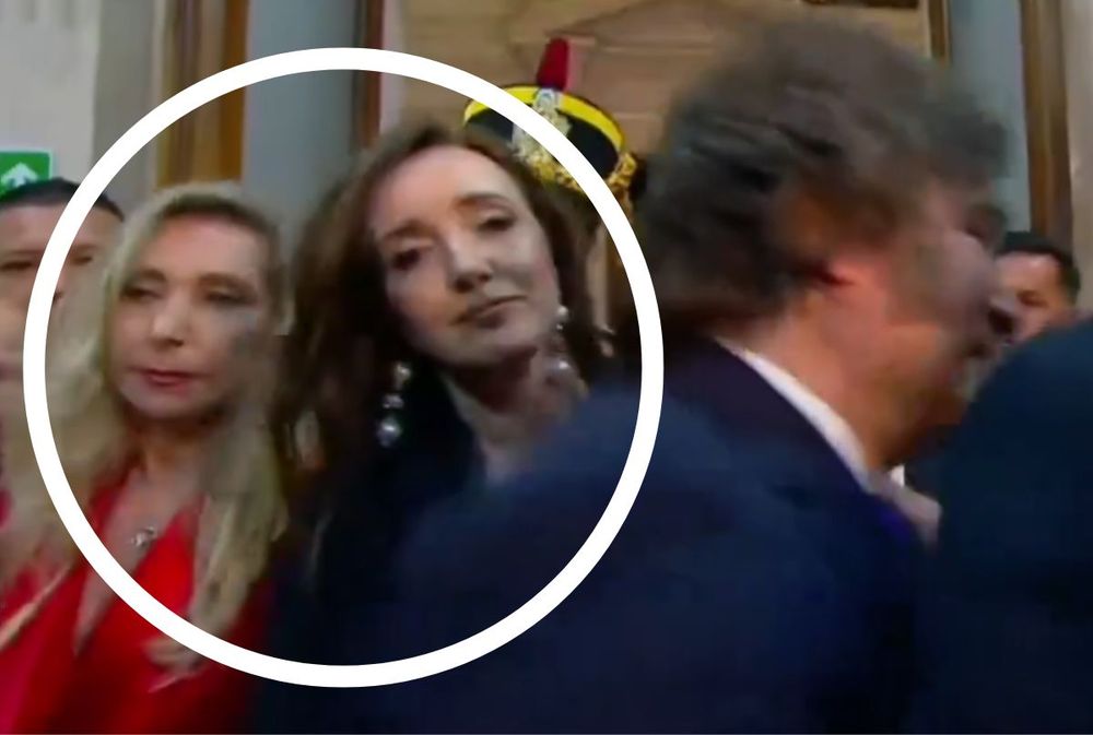 El empujón entre Karina Milei y Victoria Villarruel