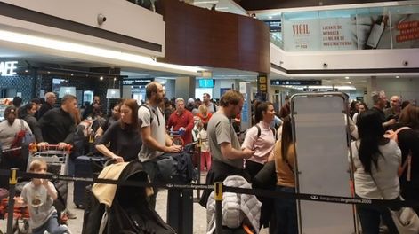 El Aeropuerto El Plumerillo es el que más pasajeros internacionales recibió en octubre. Gentileza / @AgusPaoletti4 - Twitter