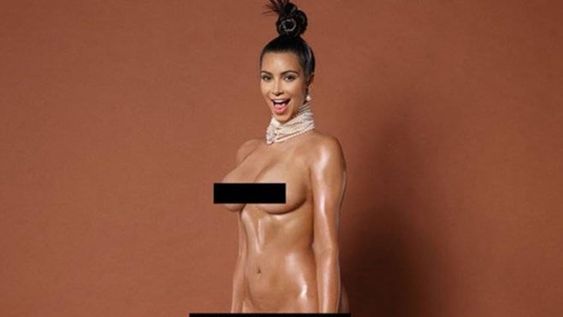 A Kim Kardashian no le importaron los memes y redobló la apuesta: desnudo frontal