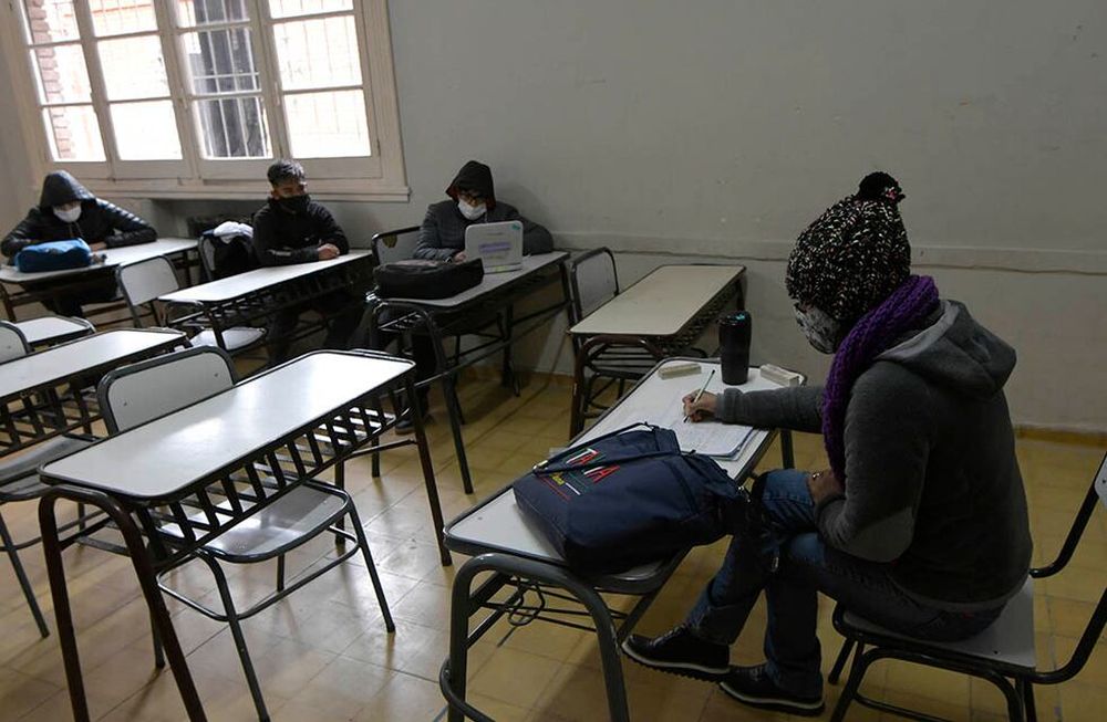 A partir del próximo lunes habrá presencialidad absoluta para nivel inicial (salas de 4 y 5 años), primer, segundo y tercer grado de primaria. Foto: Orlando Pelichotti / Los Andes