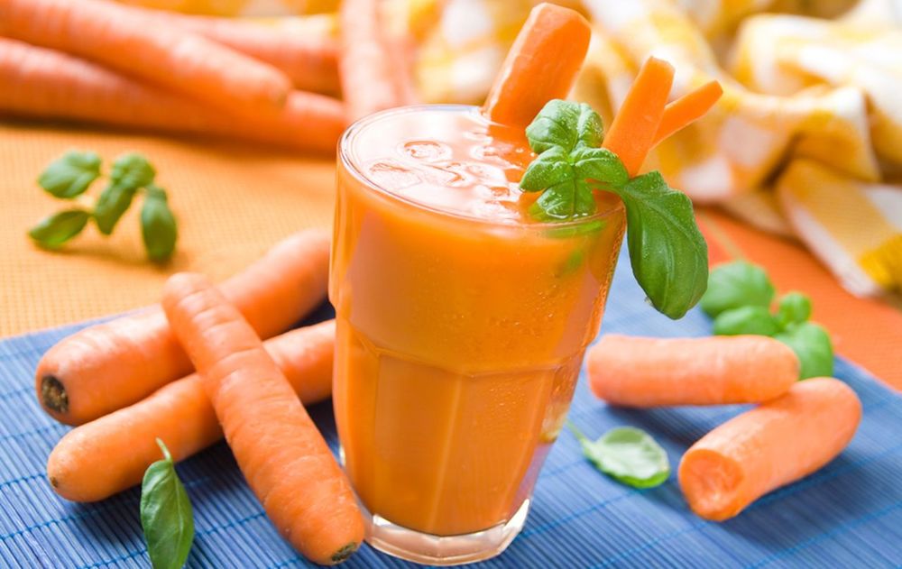 El jugo de zanahoria es ideal para tu cuerpo porque también mejora la digestión.