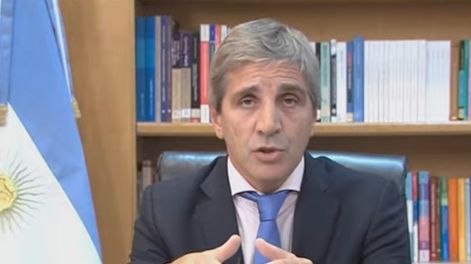 Luis Caputo, ministro de Economía.