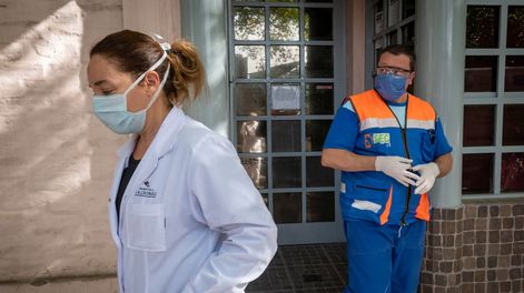 Los Andes | El paciente de de 78 años que dio positivo para Covid-19 en el geriatrico fue dado de alta.Foto: Ignacio Blanco / Los Andes