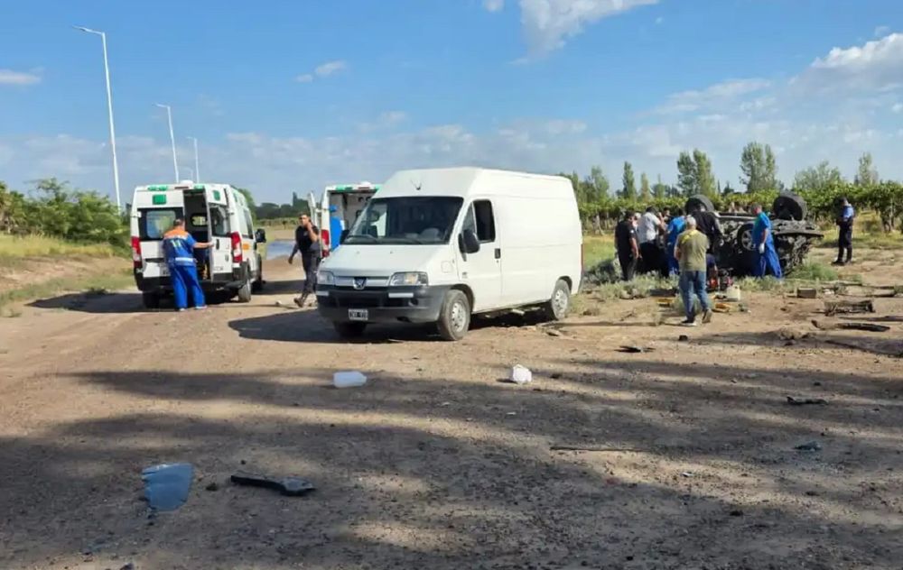 Vuelco en San Martín con tres muertos y dos heridos