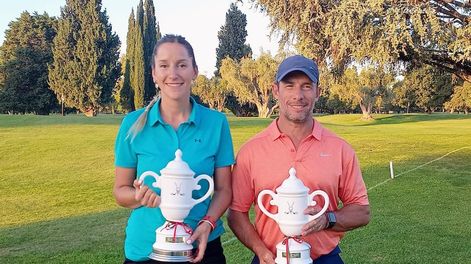Rosario Dalera y Federico Benenati, campeones mendocinos 2023. / Lito Romero